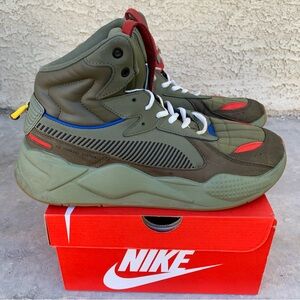 PUMA RS-X Olive Green Men’s Athletic shoes